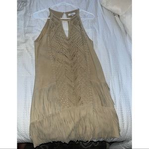 Tan Parker Dress. Size Small